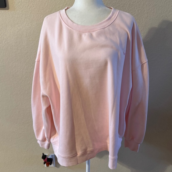Fabletics The Boobies Breast Cancer Awareness Crewneck Sweatshirt, size 3X - Picture 1 of 8